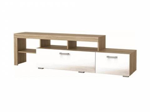 Тумба Соната ТБС-2000 дуб сонома светлый/белый глянец