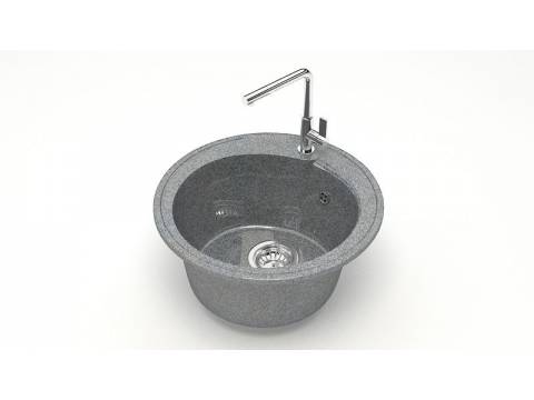 Мойка круглая Венди Z4Q8 темно серый